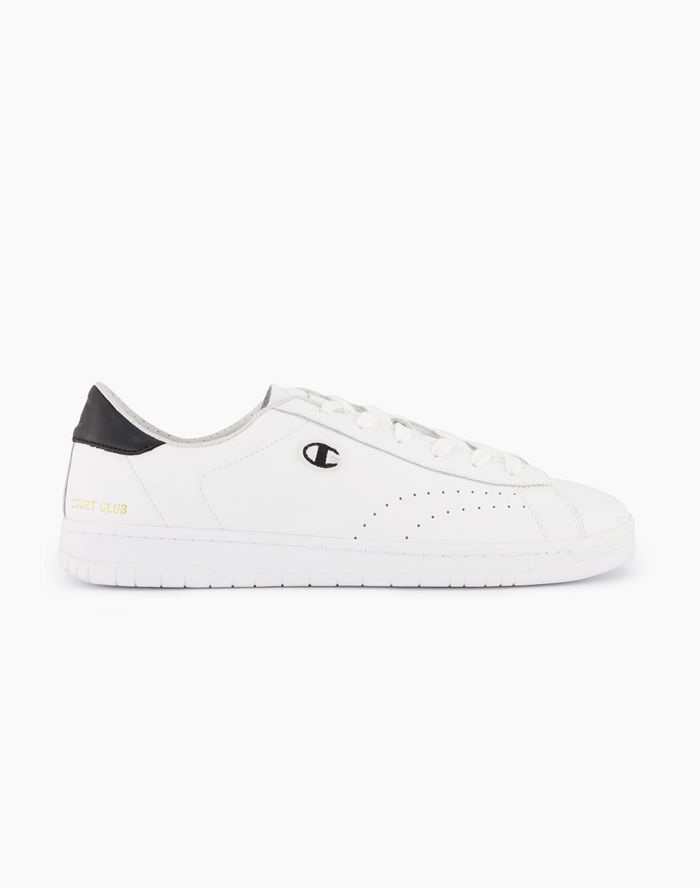 Champion Club Court Colour Back Tab Sneakers Heren - Wit - Belgie 6072LOZJS